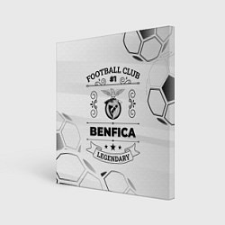 Холст квадратный Benfica Football Club Number 1 Legendary, цвет: 3D-принт