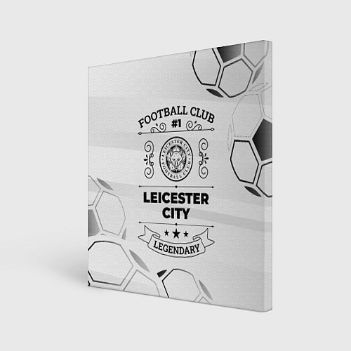 Картина квадратная Leicester City Football Club Number 1 Legendary / 3D-принт – фото 1