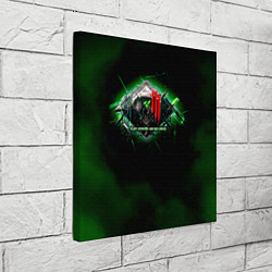 Холст квадратный Scary Monsters and Nice Sprites - Skrillex, цвет: 3D-принт — фото 2