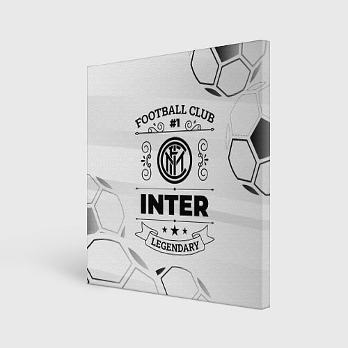 Картина квадратная Inter Football Club Number 1 Legendary / 3D-принт – фото 1