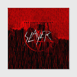Холст квадратный The Vinyl Conflict - Slayer, цвет: 3D-принт — фото 2