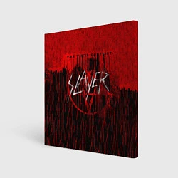 Холст квадратный The Vinyl Conflict - Slayer, цвет: 3D-принт