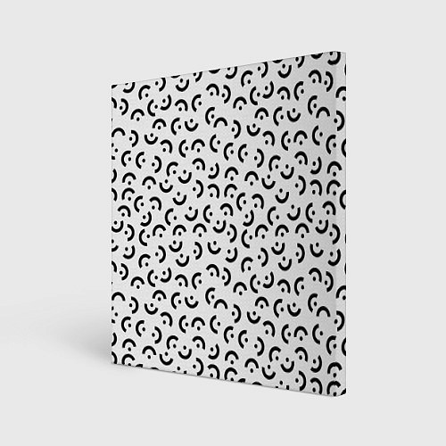 Картина квадратная Географические Формы На Белом Фоне / 3D-принт – фото 1