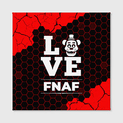 Холст квадратный FNAF Love Классика, цвет: 3D-принт — фото 2