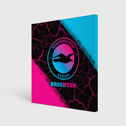 Картина квадратная Brighton Neon Gradient