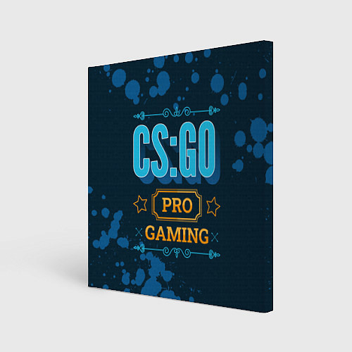 Картина квадратная Игра CS:GO: PRO Gaming / 3D-принт – фото 1