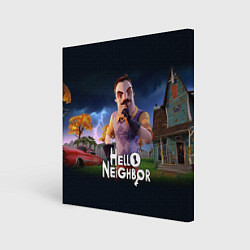 Картина квадратная Hello Neighbor игра Привет сосед