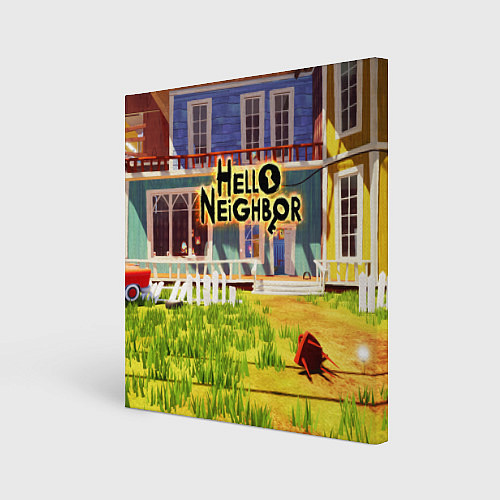 Картина квадратная Hello Neighbor: Дом / 3D-принт – фото 1