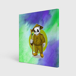 Холст квадратный Мудрая Кунг фу панда, цвет: 3D-принт
