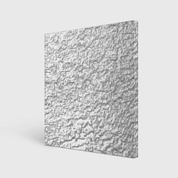 Холст квадратный Мятая блестящая поверхность, цвет: 3D-принт