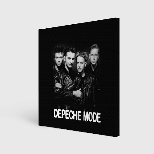 Картина квадратная Depeche Mode - black & white portrait / 3D-принт – фото 1