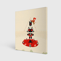 Картина квадратная Cult of the lamb art