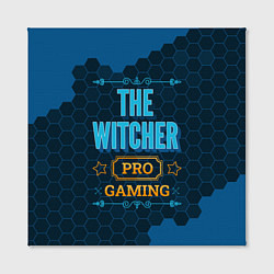 Холст квадратный Игра The Witcher: pro gaming, цвет: 3D-принт — фото 2