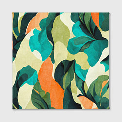 Холст квадратный Multicoloured camouflage, цвет: 3D-принт — фото 2