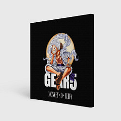 Картина квадратная Монки Д Луффи 5 гир - One Piece