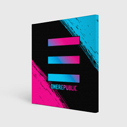 Картина квадратная OneRepublic - neon gradient