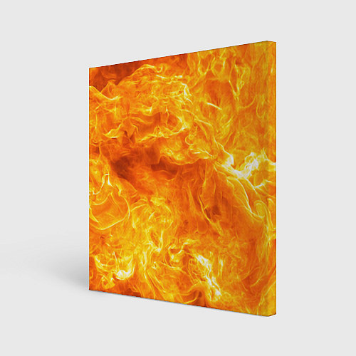 Картина квадратная Бушующий огонь / 3D-принт – фото 1