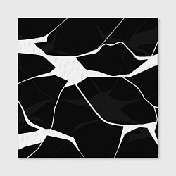 Холст квадратный Черно-белая классика, цвет: 3D-принт — фото 2