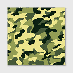 Холст квадратный Камуфляж милитари, цвет: 3D-принт — фото 2