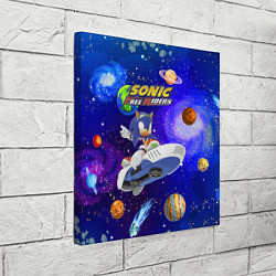 Холст квадратный Sonic Free Riders - Hedgehog - Racer, цвет: 3D-принт — фото 2