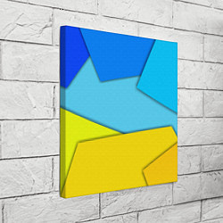 Холст квадратный Простой геометрический фон, цвет: 3D-принт — фото 2