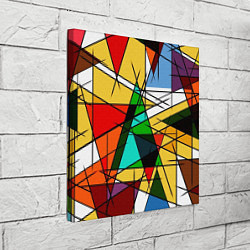 Холст квадратный Грубый абстрактный фон, цвет: 3D-принт — фото 2