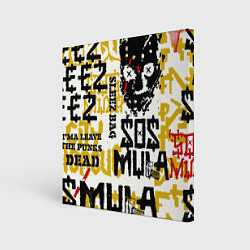 Холст квадратный ZillaKami x SosMula City Morgue - SosMula Poster, цвет: 3D-принт