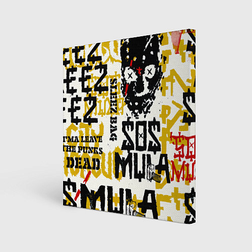 Картина квадратная ZillaKami x SosMula City Morgue - SosMula Poster / 3D-принт – фото 1