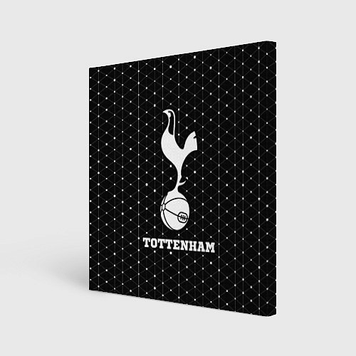 Картина квадратная Tottenham sport на темном фоне / 3D-принт – фото 1