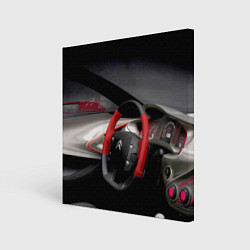 Картина квадратная Ситроен - салон - Steering wheel