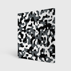 Холст квадратный Камуфляж Concrete Jungle, цвет: 3D-принт