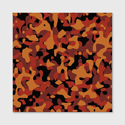 Холст квадратный Камуфляж Common Orange, цвет: 3D-принт — фото 2