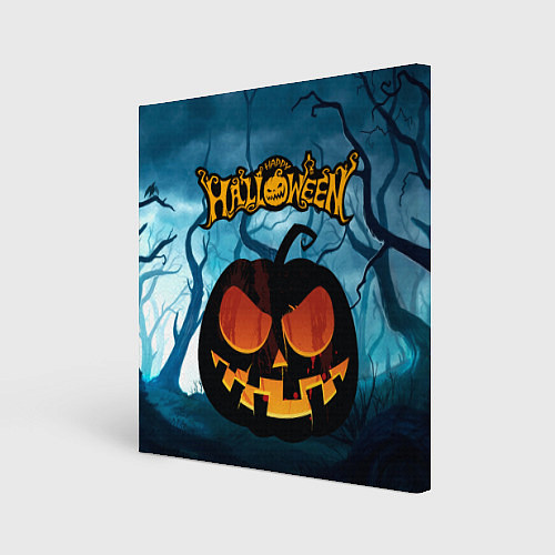 Картина квадратная Halloween pumpkins / 3D-принт – фото 1