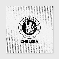Холст квадратный Chelsea с потертостями на светлом фоне, цвет: 3D-принт — фото 2