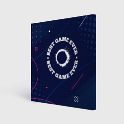 Картина квадратная Символ The Callisto Protocol и надпись best game e