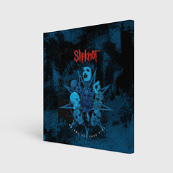 Картина квадратная Slipknot blue