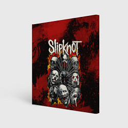 Картина квадратная Slipknot rock