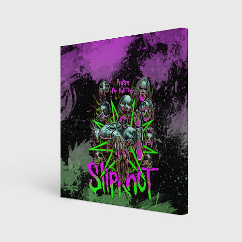 Картина квадратная Slipknot satan / 3D-принт – фото 1