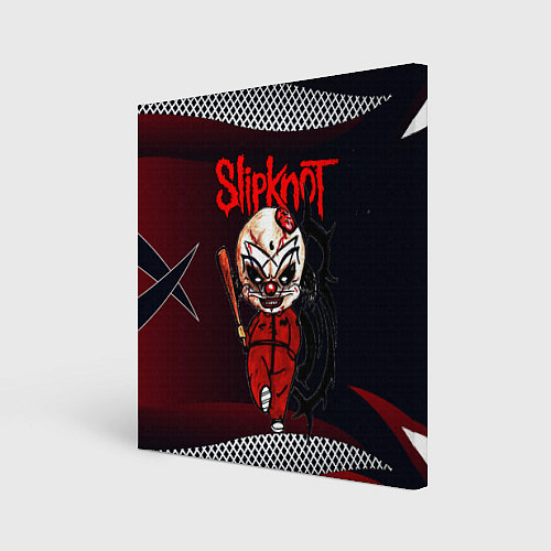 Картина квадратная Slipknot бита / 3D-принт – фото 1