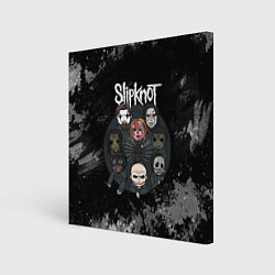 Картина квадратная Black slipknot