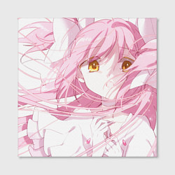 Холст квадратный Мадока Канамэ - Записи о магии Девочка-волшебница, цвет: 3D-принт — фото 2