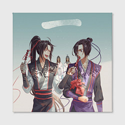 Холст квадратный Wangji and Wuxian - Mo Dao Zu Shi, цвет: 3D-принт — фото 2