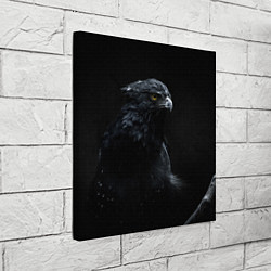 Холст квадратный Тёмный орёл, цвет: 3D-принт — фото 2