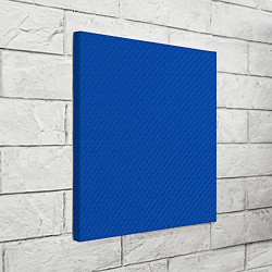 Холст квадратный Плетёная синяя ткань - паттерн, цвет: 3D-принт — фото 2