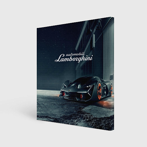 Картина квадратная Lamborghini - power - Italy / 3D-принт – фото 1