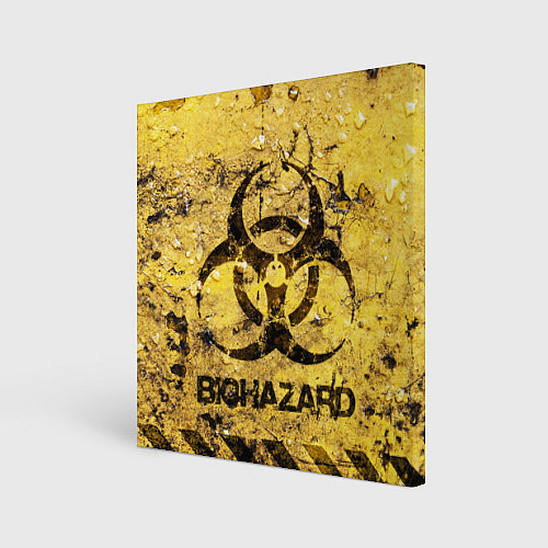 Картина квадратная Danger biohazard / 3D-принт – фото 1