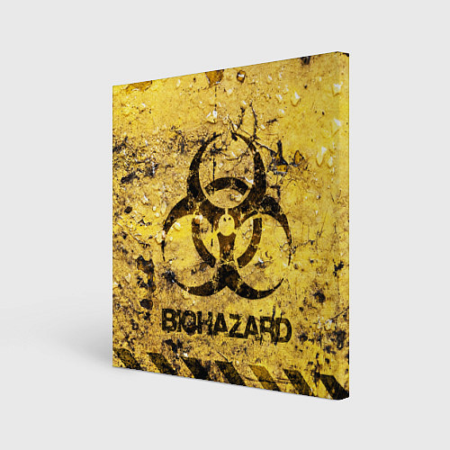 Картина квадратная Danger biohazard / 3D-принт – фото 1