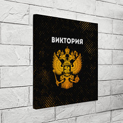 Холст квадратный Виктория и зологой герб РФ, цвет: 3D-принт — фото 2