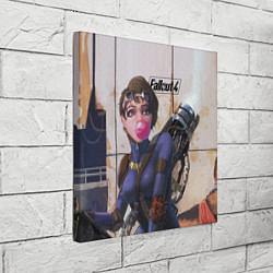 Холст квадратный Fallout 4 - character - computer game, цвет: 3D-принт — фото 2