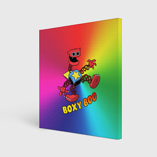 Картина квадратная Project Playtime: Boxy Boo / 3D-принт – фото 1